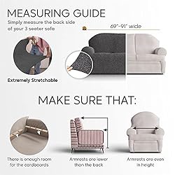 Sofa & Loveseat Slipcover - Stretch Couch Cover