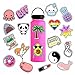 Stickers for Water Bottles 46-Pack Qucuek Cute,Aesthetic,Trendy Stickers for Girls Teens, Perfect for Hydro Flask,Laptop,Phone,Travel Extra Durable 100% Vinyl