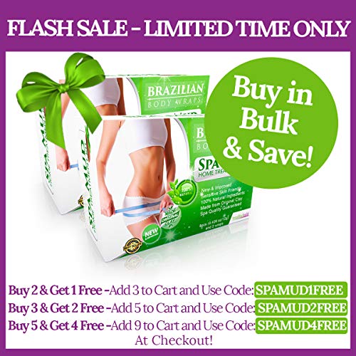 Brazilian Body Wraps Spa Mud Home Treatment Kit for Women Slimming Home Spa Treatment for