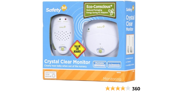 safety 1st crystal clear baby monitor