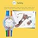 ZEIGER Time Teacher Little Boys Children's First Wrist Kids Watches (Colorful Band)