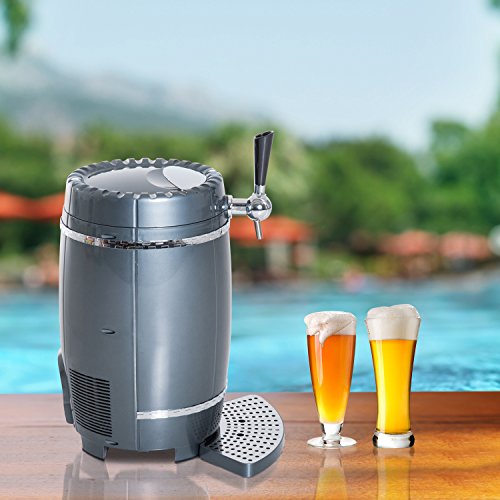 Portable 10 Liter Mini Keg Refrigerator Beer Cooler and