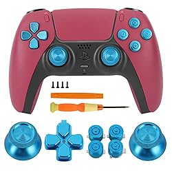 TOMSIN Metal Buttons Replacement Kit for PS5