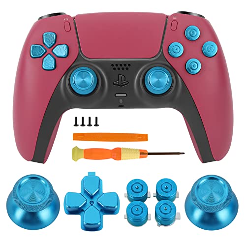 TOMSIN Metal Buttons Replacement Kit for PS5