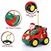 SGILE RC Cartoon Car Toy with Lights Music for Toddlers Baby Kids, Green