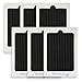 Waterdrop Replacement filter for Frigidaire® & Electrolux® Paultra® Refrigerator Air Filter, Pure Air Ultra®, EAFCBF®, SCPUREAIR2PK, 242047801, 242061001, 242047804, Carbon Activated Filter, 6 Pack
