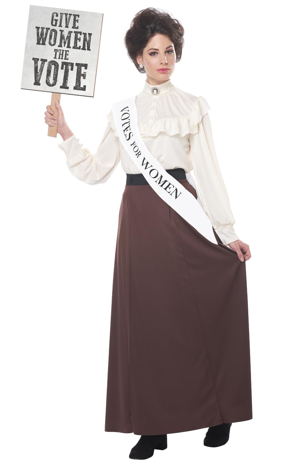 California Costumes 01305 English Suffragette Character Adult Sized Costumes, Brown, XS