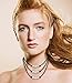 Freshwater Pearl Leather Rope Necklace for Women 3 Bead Necklace Handmade (16