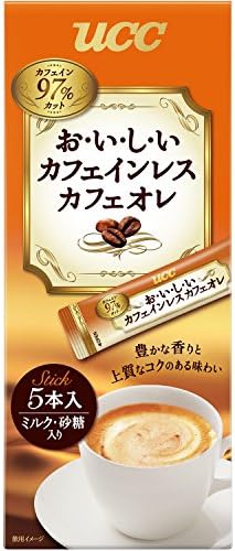 UCC Caffeine Les Cafe au Lait Coffee (5P x 6 Boxes) 30 Cups