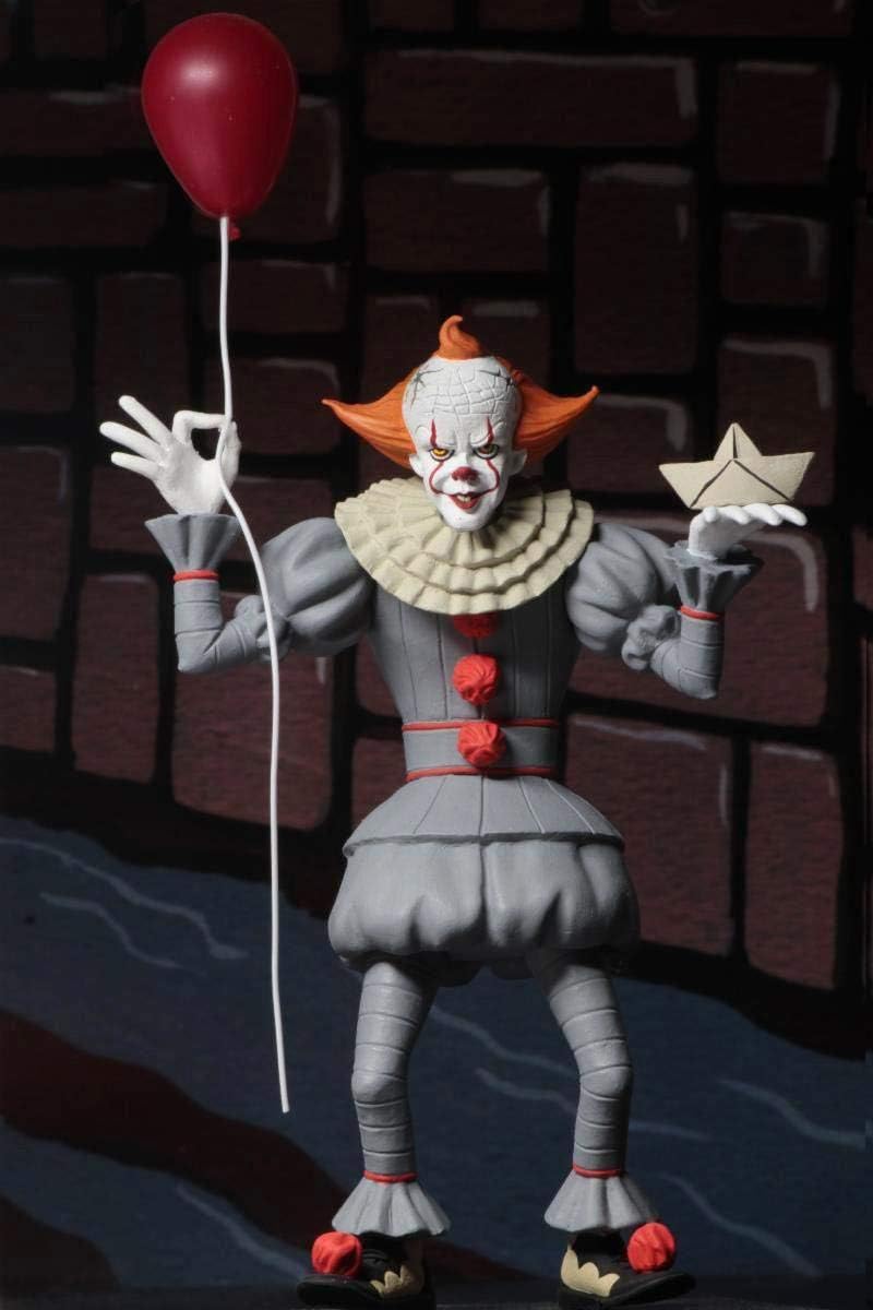 NECA 45469 Action Figure, Stylized Pennywise, Red and White, OS - Image 3