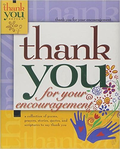 Thank You For Your Prayers And Words Of Encouragement Thank You For Your Encouragement (The Thank You Ser): Howard Books:  9781582293103: Amazon.com: Books