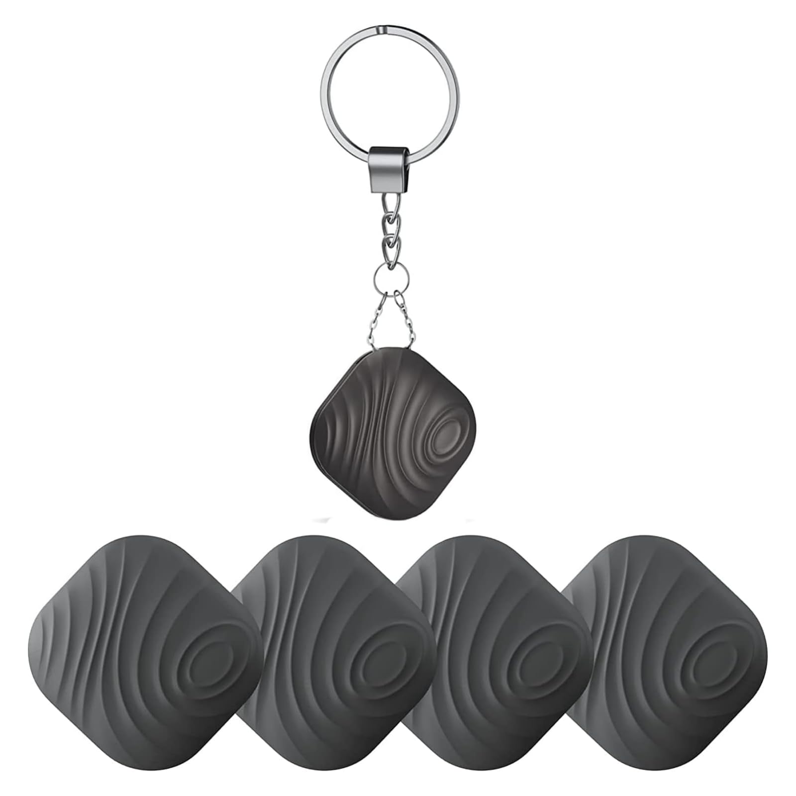 Photo 1 of Nutale Findthing Key Finder Smart Tag 4-Pack - Bluetooth Tracker Item Locator with Key Chain - Both iOS and Android Compatible for Keys Pet Wallets Backpacks and Tablets (4-Coffee)