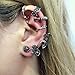 MTRSUE Boho Earring Set Punk Vintage Punk Earring Women Jewelry (Silver) (Silver2)