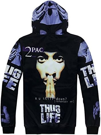ThumbLike Unisex Hipster 100 Score Emoji 3d Joggers Hoodie Sweatshirts