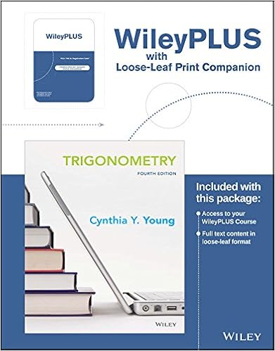 Trigonometry 4e Wileyplus Learning Space Registration Card