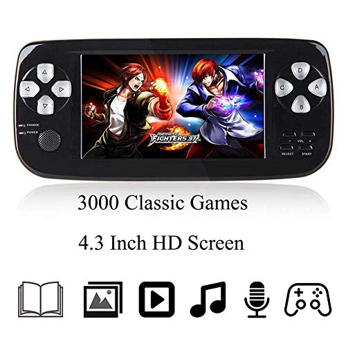 Handheld Game Console, 16GB 3000 Classic Portable Game Console Pap-KIII LCD Color Screen Support GBA/GBC/GB/Sega/NES/SFC/NEOGEO Birthday Gift for Children - Thumbnail 7
