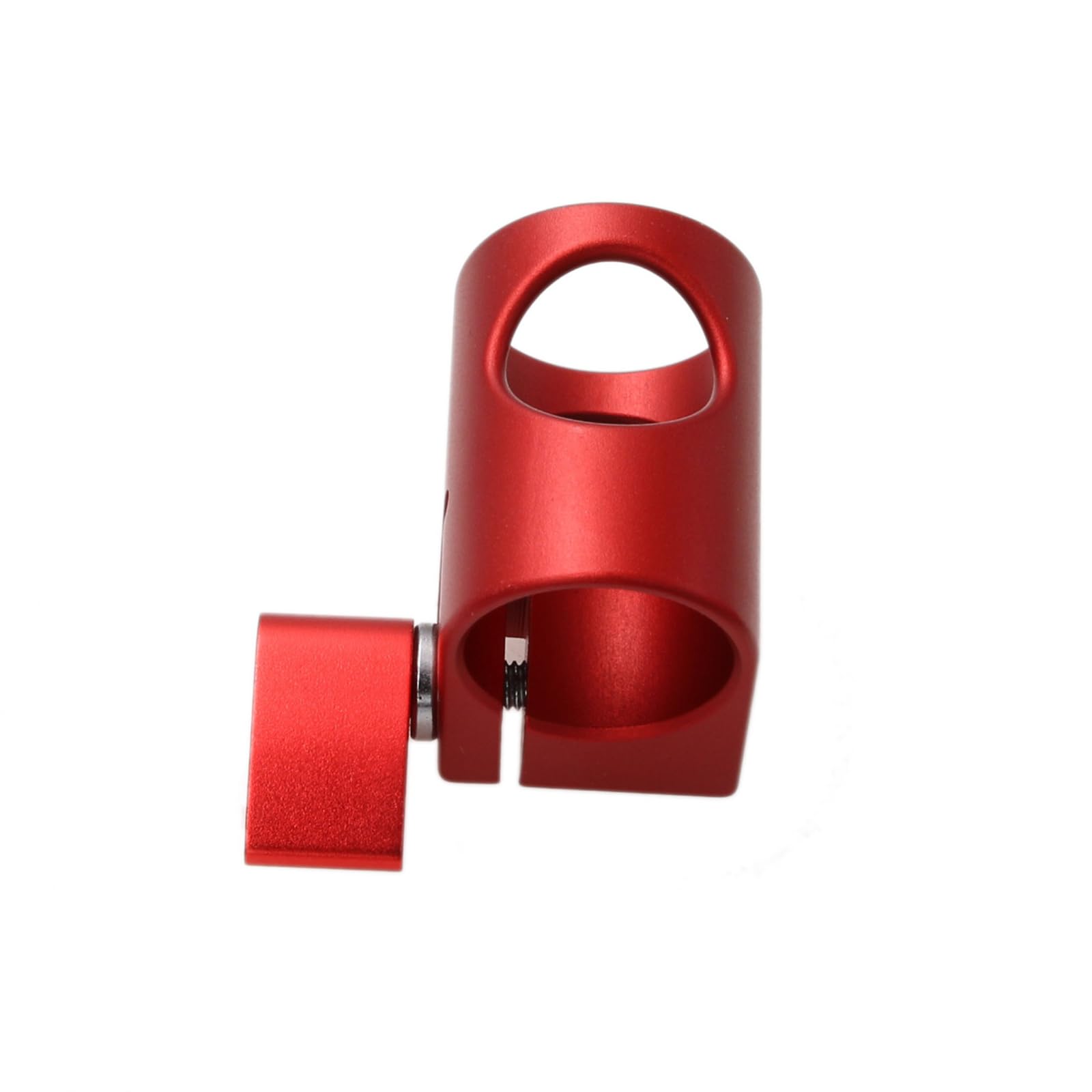 HangTon 19mm Rod Clamp Mounting Bracket 3/8" Screw for Sony ARRI RED Camera Lens Motor Wireless Follow Focus (Red)