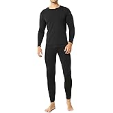 ViCherub Thermal Underwear for Men Fleece Lined Long Johns Thermals Set Base Layer for Cold Weather Top and Bottom