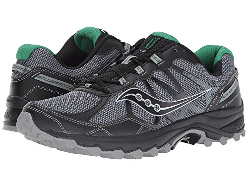 Saucony men s excursion tr11, grey green, 9.5 medium us