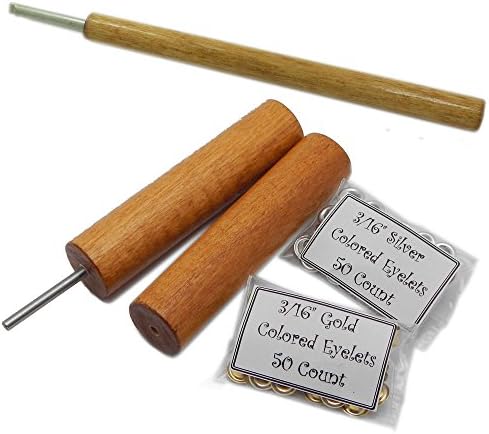 Bead Easy Eyelet Setter with 3/16" Short Split Pin Paper Bead Roller