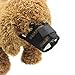 Adjustable Pet Dog Mouth Cover Muzzles Anti-biting Barking Comfortable Black Or Red Dog Muzzle Mesh Mask (L, Black)
