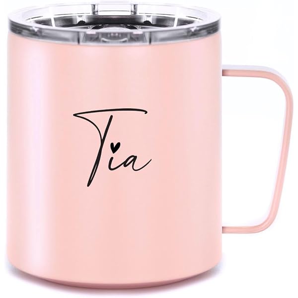 WCGXKO „Best Tia Ever“ Make-up-Tasche – Wasserabweisend, 25,4x18,3 Cm, Mit Reißverschluss Und Innentasche