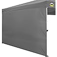 CROWN SHADES SunWall Silver Coated for 10x10 Pop up Canopy Tent, 1 Pack Sidewall Only with Silver Coating (1 Pack, Grey)