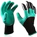SOILS premium garden genie gloves made of natural latex rubber with right hand fingertip claws for digging, raking and hands protection