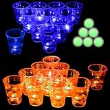 Glow in The Dark Beer Pong Set-Light up Beer Pong