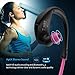 Mpow [Gen-2 Version] Cheetah Bluetooth Headphones V4.1 Nano-coating Sweatproof Sport Headphones for Running Gym Exercise Hands-free Calling-Pink