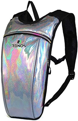 REINOS Hydration Backpack - Light Water Pack - 2L Water Bladder Included for Running, Hiking, Biking, Festivals, Raves