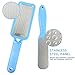 Foot Scrubber Foot File Callus Remover, ESARORA 4 Pack Pedicure Tools Foot Care Pedicure to Remove Hard Skin - 2 X Stainless Steel, 2 X Plastic