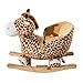 Qaba Kids Plush Rocking Horse-Style Giraffe Theme Chair