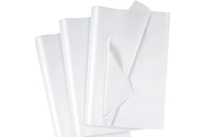 120 Sheets White Tissue Paper for Gift Bags, Gift Wrapping Tissue Paper for Crafts Packaging Art DIY Christmas Birthday Party