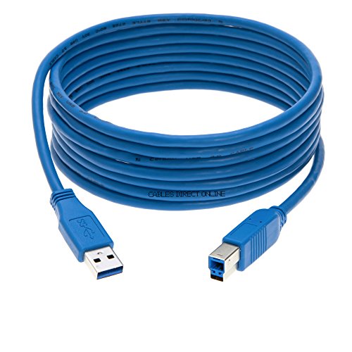 USB 3.0 A Male to A/B/C Male Cable Cord 3FT 6FT 10FT Data Wire Charger Printer Laptop Pc (10FT, (A - Male) to (B -Male))