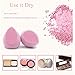 Microfiber Velvet Makeup Sponges,2 Pieces Makeup Blender Sponge, Latex-Free,Dual Layer Technology,Foundations,Powders & Creams id Creams and Powders -Flawless Coverage of Liquids,Concealer (PINK)