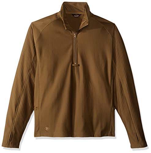 TRU-SPEC Men's 24-7 Series Zip Thru Grid Fleece Pullover, Coyote, X-large TRU-SPEC Men's 24-7 Series Zip Thru Grid Fleece Pullover, Coyote, X-large