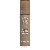 SUGARED + BRONZED Sunless Tanning Water, FlexExpress Self Tanner Spray for Face, Hydrating Botanical Formula for a Natural-Looking Tan, Suits All Skin Tones, Vegan, Cruelty Free, 4 Fl Oz