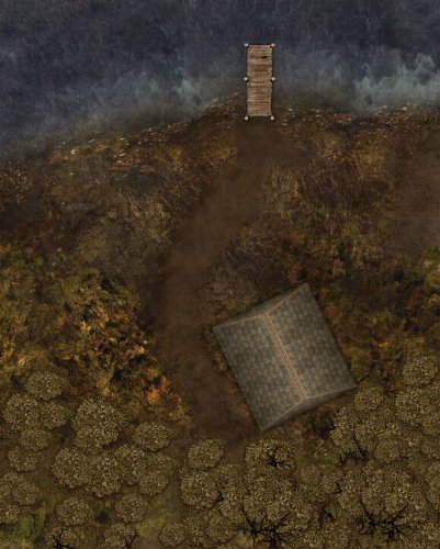 Deadlands Noir: Map Mississippi Bayous (S2P10706, Savage Worlds)