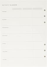 Filofax 2021 A5 Organiser Activity Planner Refill 56 Sheets 80gsm Fountain Pen