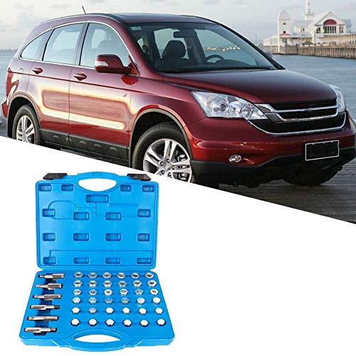 Suuonee Oil Pan Thread Kit, 114Pcs Automobile Oil Pan Screw Sump Gearbox Drain Plug Tool Set Repair Kit - Thumbnail 7