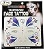 Purple Flourish - 2 Pack Face Tattoos