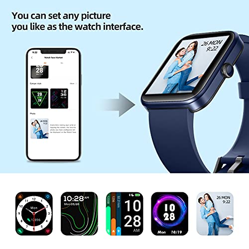 YONMIG-Smart-Watch-169inch-Fitness-Watch-with-14-Sport-Modes-Heart-Rate-Blood-Oxygen-Monitor-Alexa-Built-in-Activity-Tracker-Smartwatch-Health-Watch-for-Men-Women-for-iPhone-Android-Phone