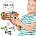 Toydaloo Set of 4 Infrared Laser Tag Guns, 4 Player Indoor and Outdoor Team Game (Orange, Green, Blue, White)