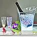 DomeStar Navy Blue Fake Ice Rocks, 150PCS Acrylic Gems Crystals Plastic Diamonds Centerpiece for Vase Fillers DIY Craft Wedding Party Table Scatter Aquarium Tank Cobalt Blue Decorations