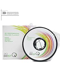 3d best q Fibra de Carbono Pla impresora 3d filamento, Dimensional precisión +  0,03, bobina de 2.2 pound, realmente carbono fibre infill