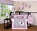 GEENNY Wall Border, Pink/Gray Elephant