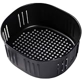 ALOEU Air Fryer Replacement Basket for Power XL DASH Gowise 5.5Qt Air Fryer and All Air Fryer Oven,Air Fryer Accessories