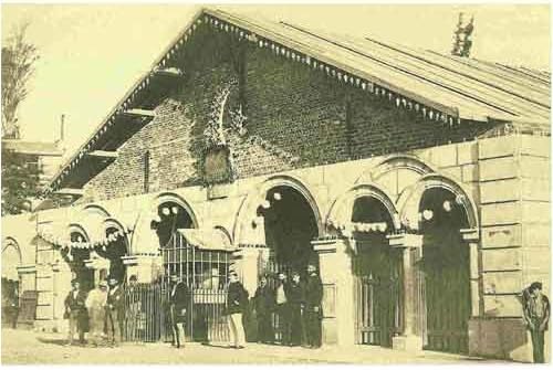 Istanbul Greeting Card -Tunel Meydani 1902