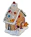  4”x5” Acrylic Gingerbread House Night Light, Christmas Holiday Gift, Room Decorative Kids Lamp - Uses Standard C5 Bulb.